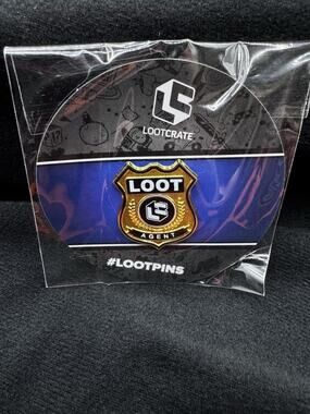 Comics Loot Agent Badge Collectible Pin Badge Enamel Loot Crate PinBack New